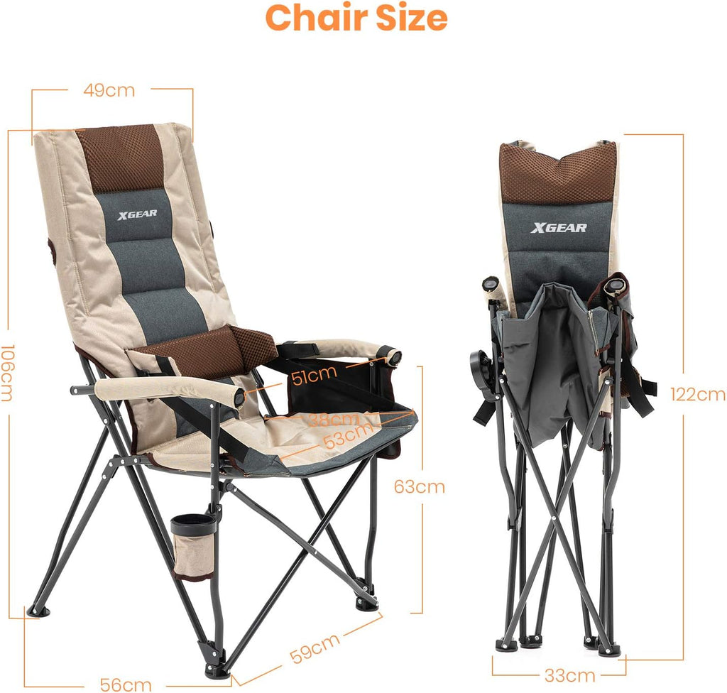 Padded Folding Camping Chair Q5902