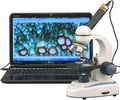 Compound Monocular Microscope, 40x-1000x Magnification, LED Illumination F665106