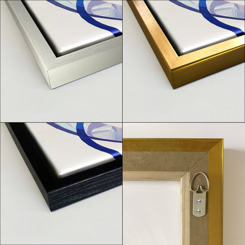 Grey Framed Canvas - 30 in. Wide x 40 in. High U7228