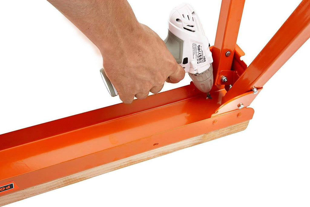 Folding Sawhorse Pair, 33-inch Tall Y19009