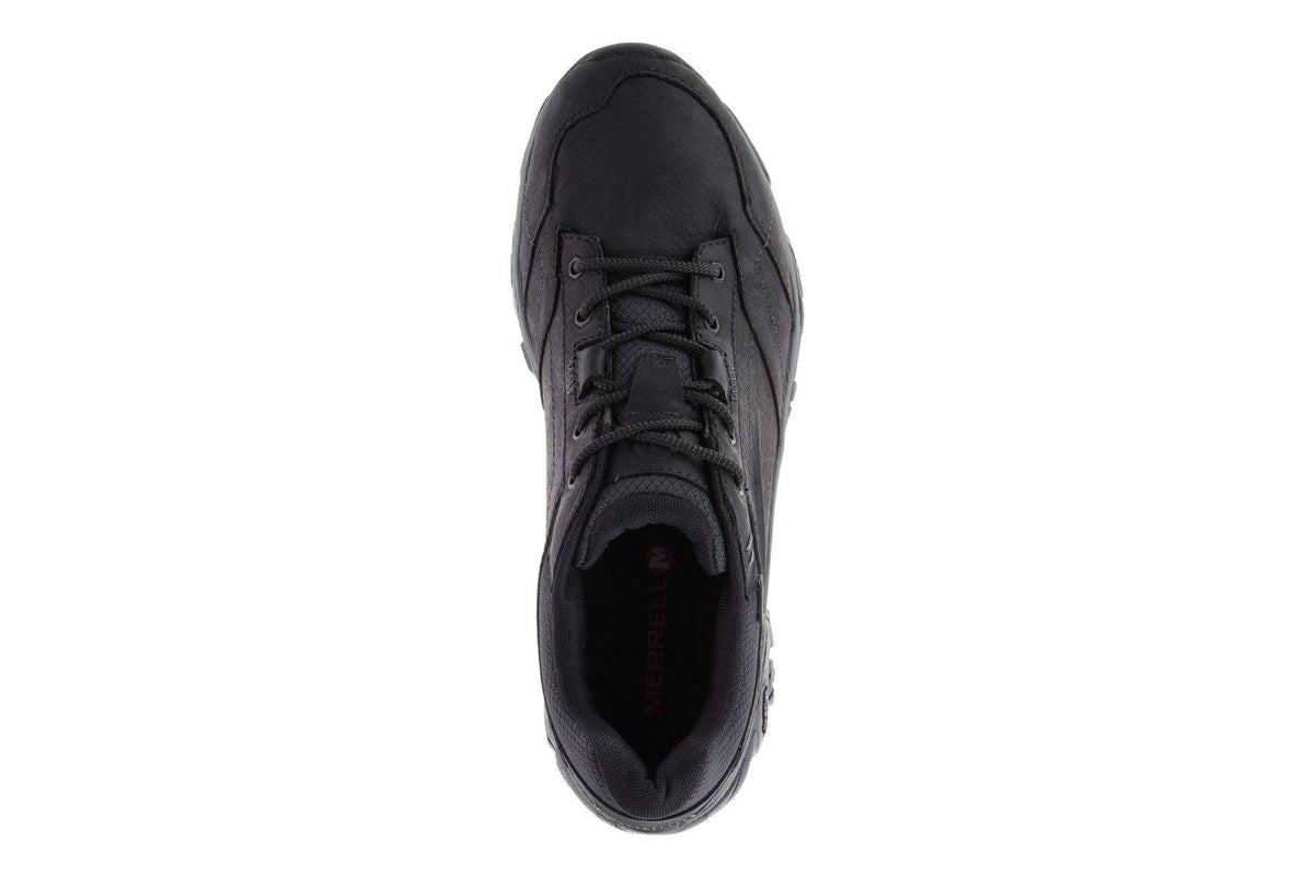 Black Wide Waterproof Lace Shoes J1291