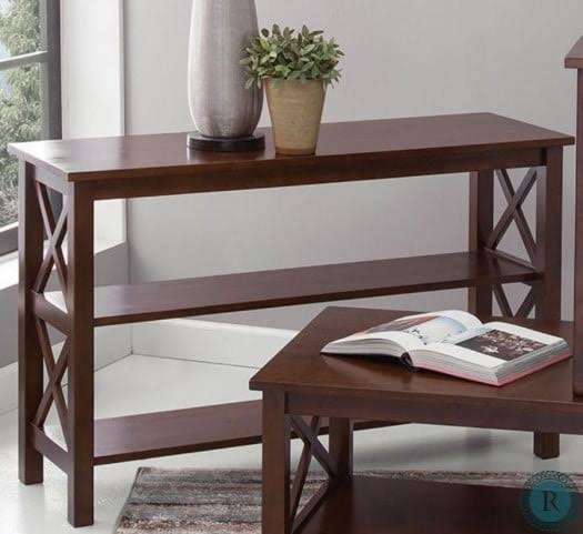 Espresso Console Table J628
