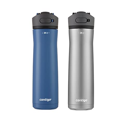 24oz Blue Water Bottle O22060