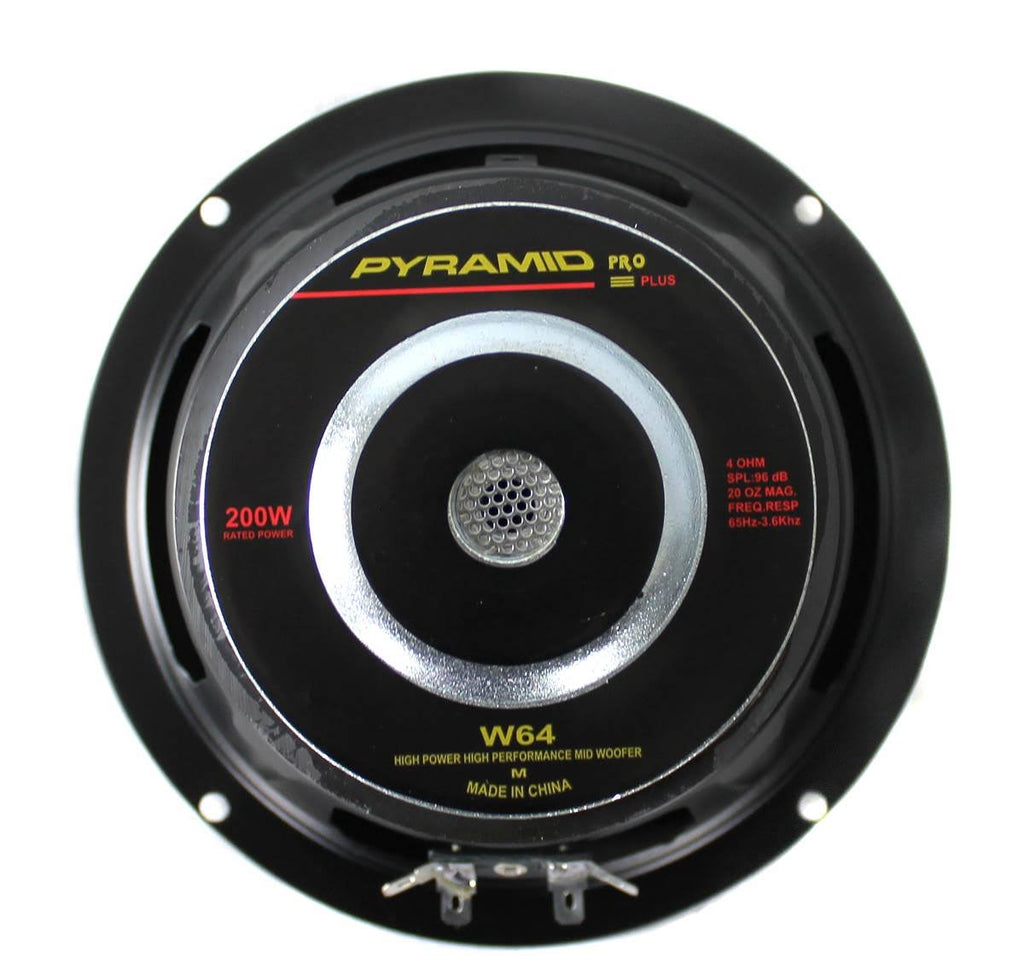 12 Pack 200 Watt Car Audio Midrange Woofer Speaker W391