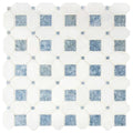 Polished Marble Mesh-Mounted Tile A92149
