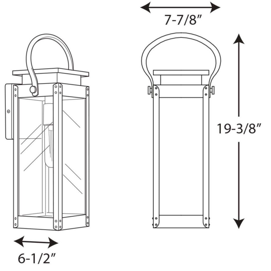One-Light Medium Wall-Lantern O6498