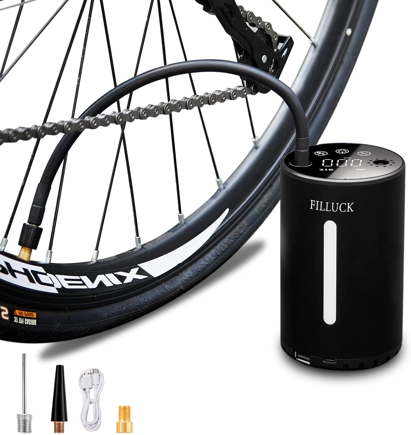 Bicycle Pump with Gauge, 120Psi Max, Pack of 2 G92732