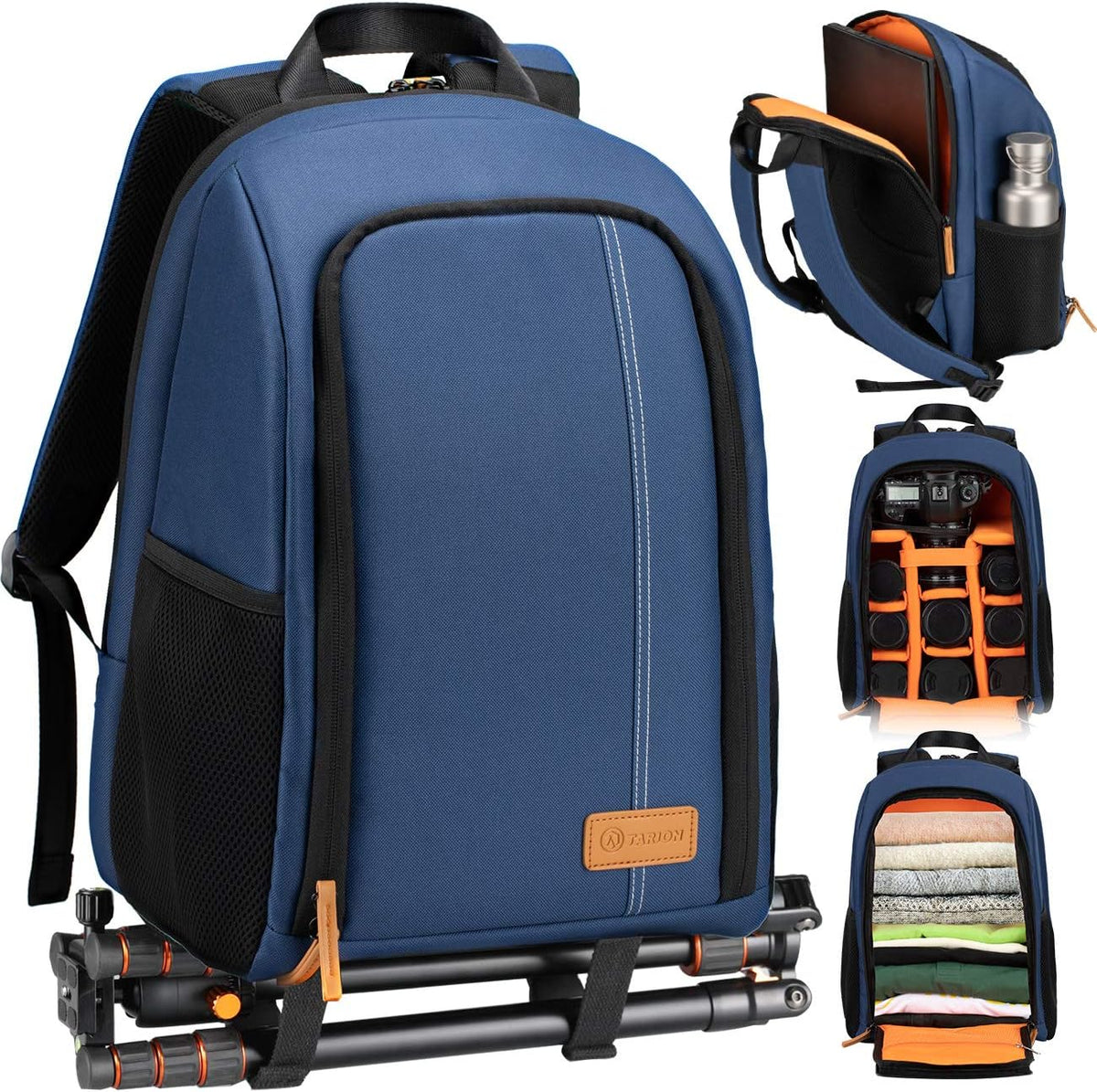 Waterproof Camera Backpack with 15 Inch Laptop Compartment V958