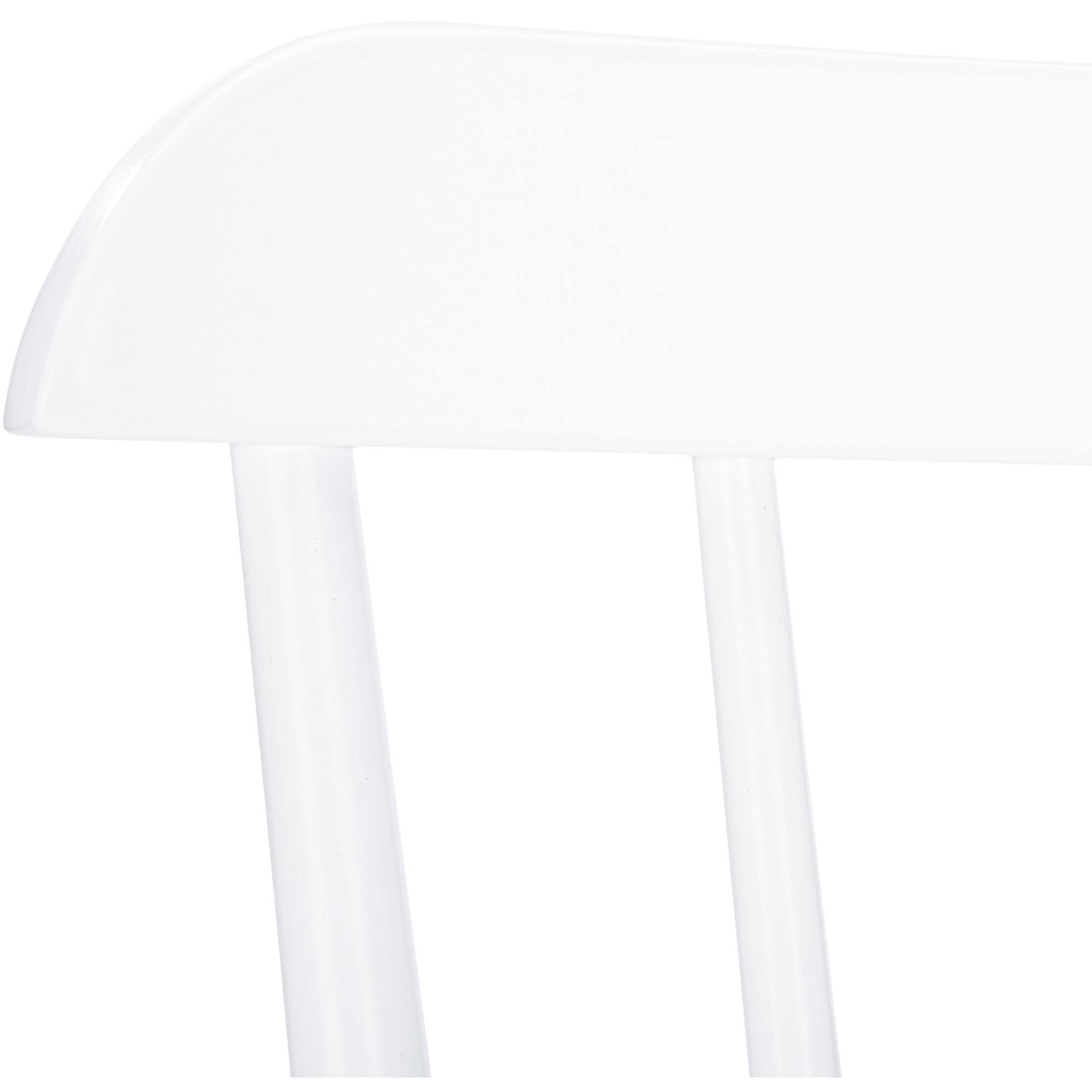 White Bar Stool (Set of 2) S193