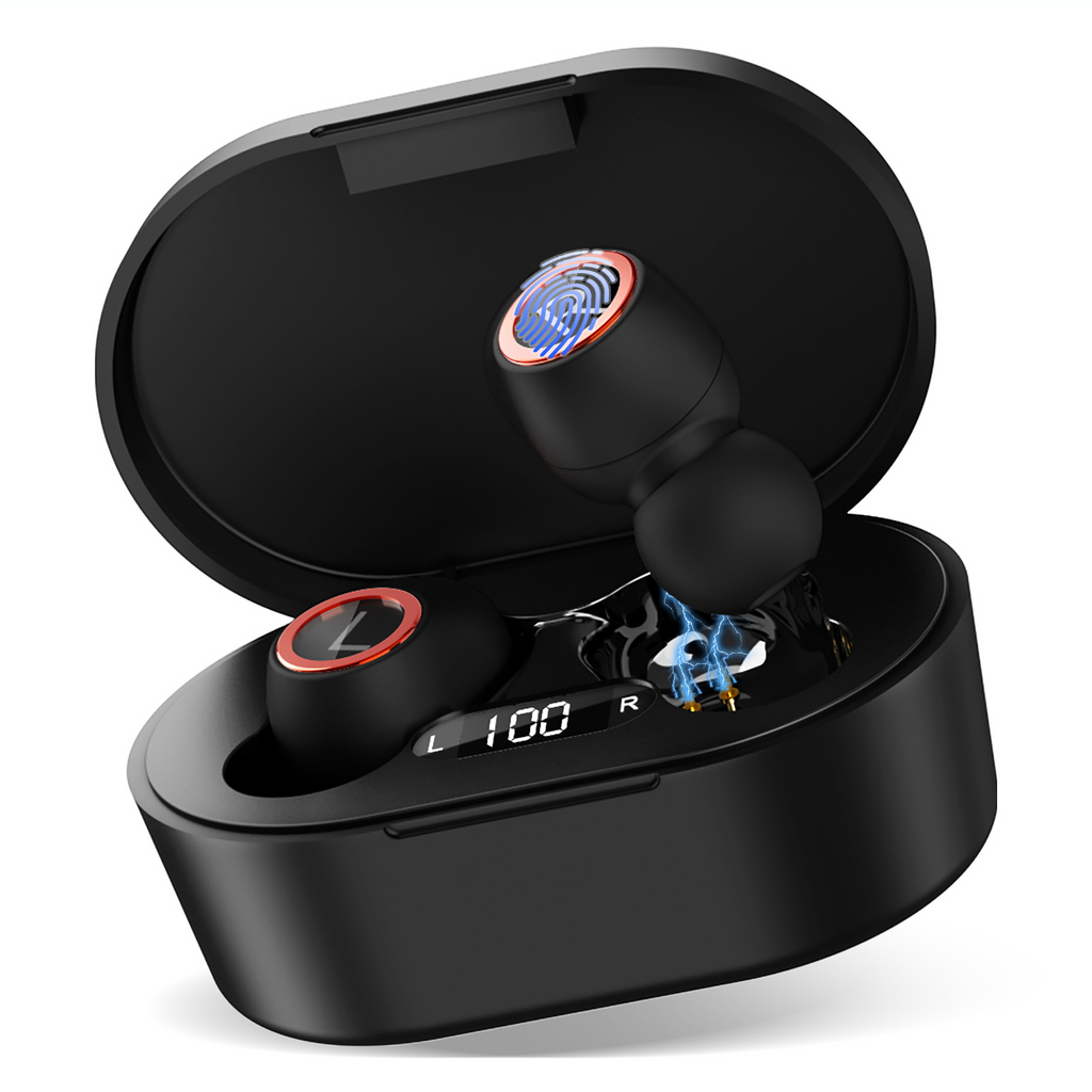 Wireless Earbuds with Charging Case and Built-in Mic O454579