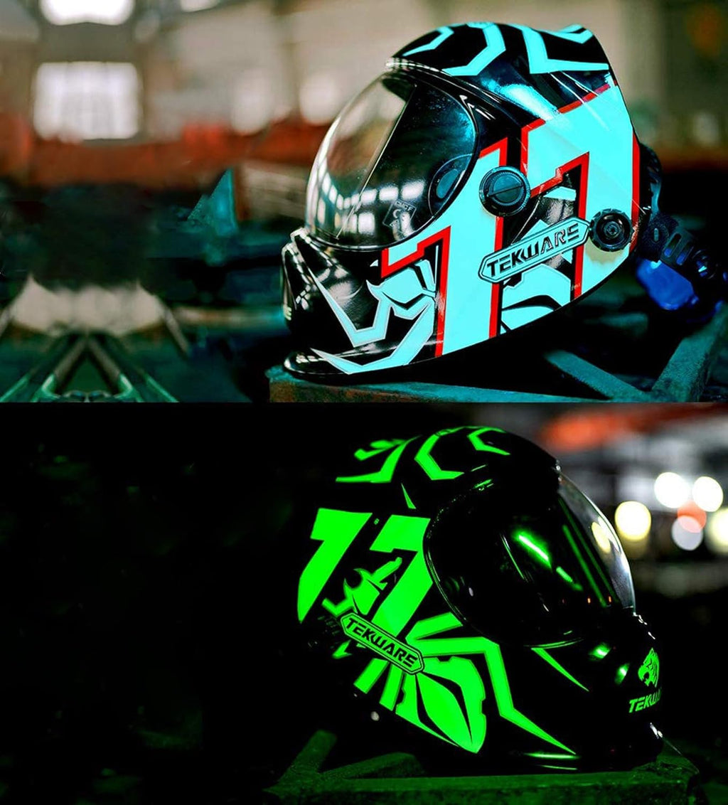Welding Helmet Auto Darkening with 4 Arc Sensor Variable Shade D96057