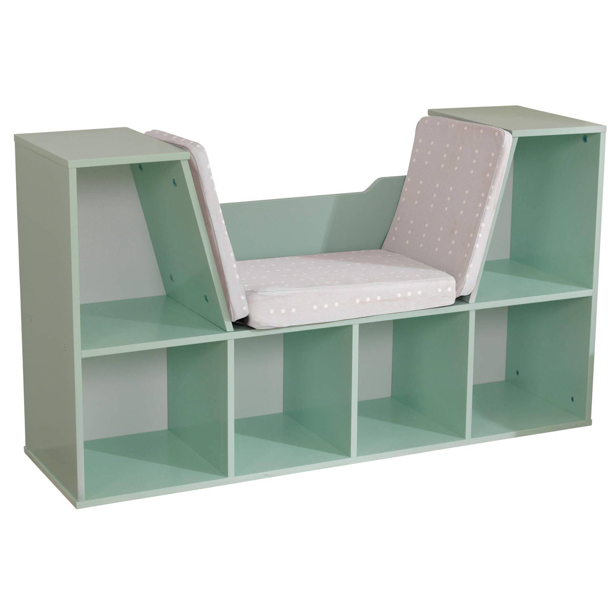 Mint Bookcase with Reading Nook I140