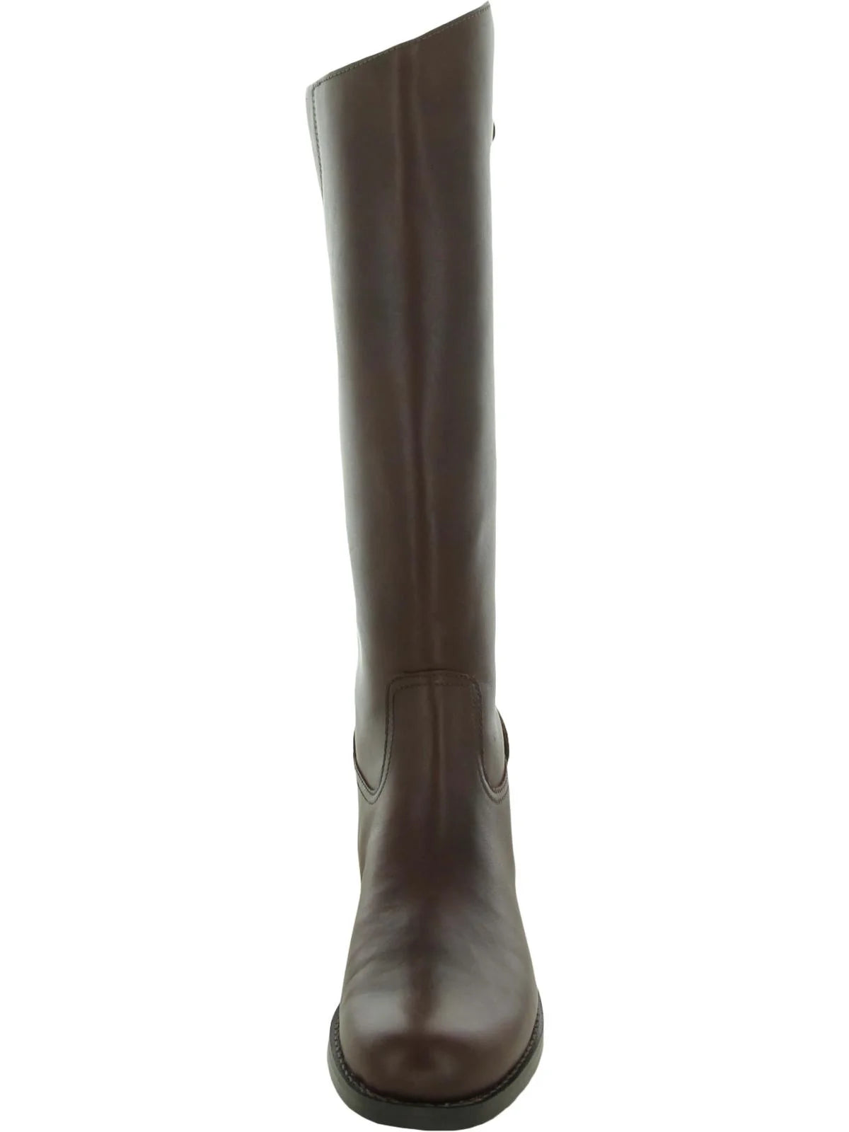 Brown Leather Knee High Boots S181