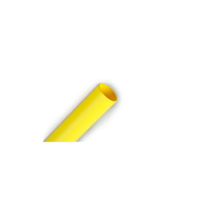 Yellow 48 in Heat Shrink Tubing, 100 Pcs R561