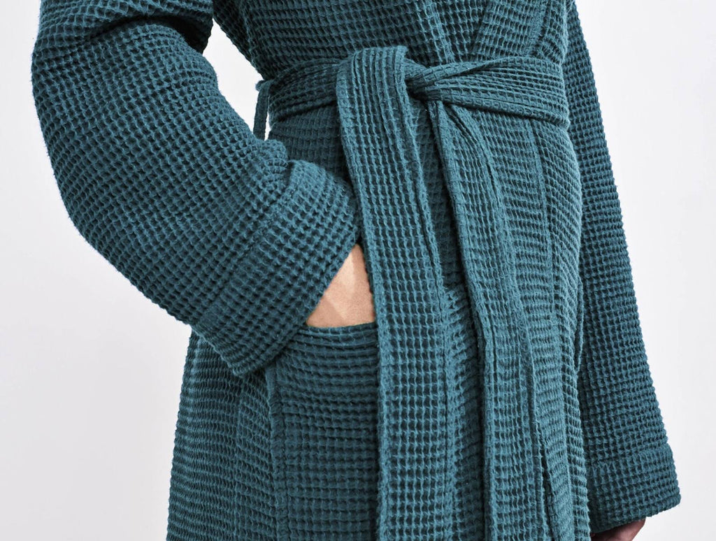 Organic Waffle Robe A78546