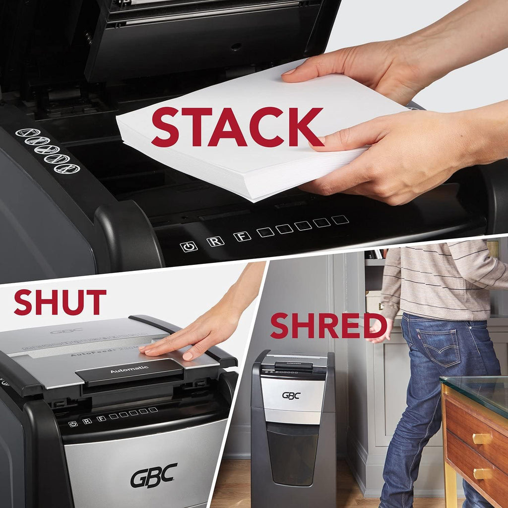 Auto Feed+ 230 Sheet Capacity Micro-Cut Paper Shredder O35245