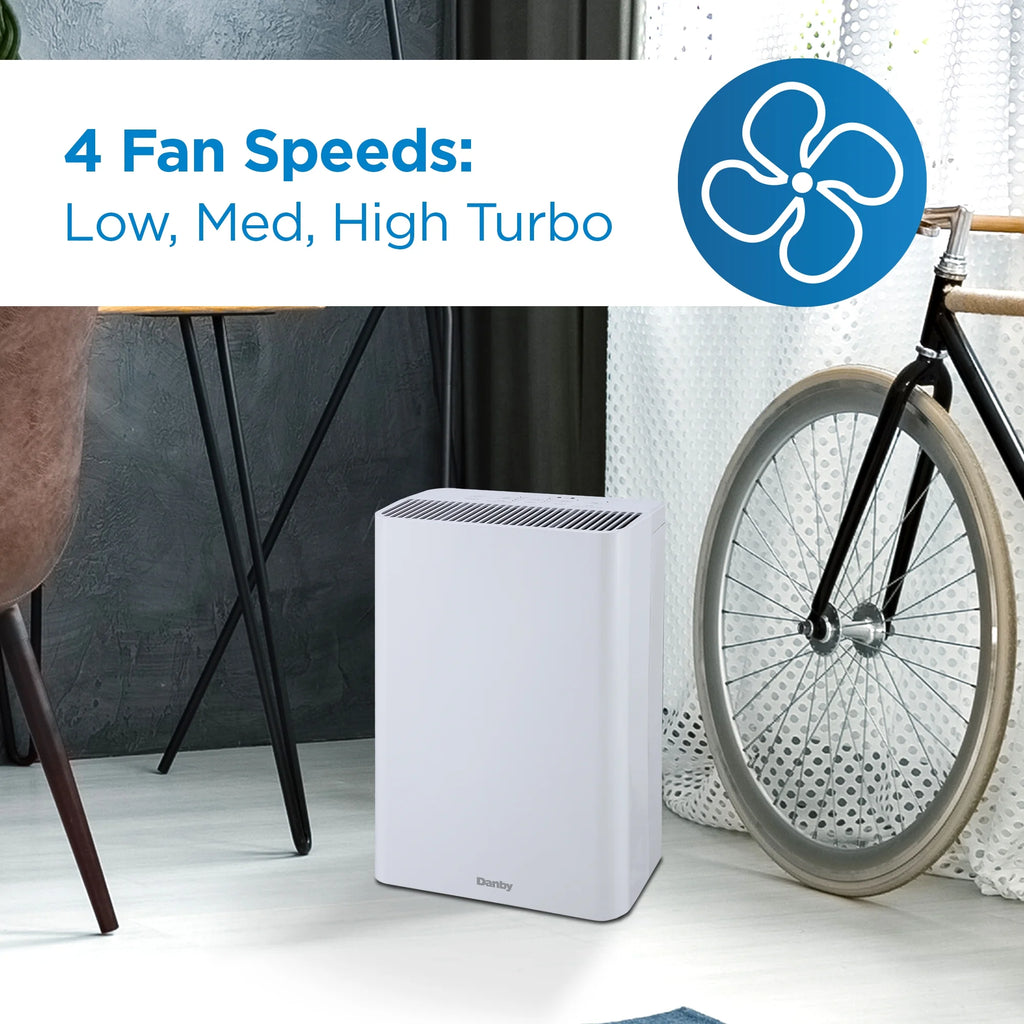 White True HEPA Air Purifier D367
