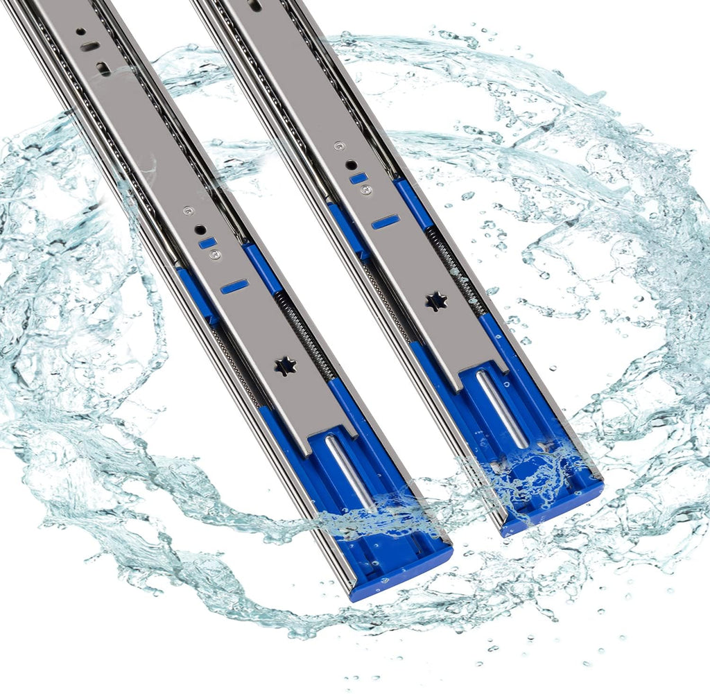 10 Pairs 20 Inch Soft Close Ball Bearing Drawer Slides R1606