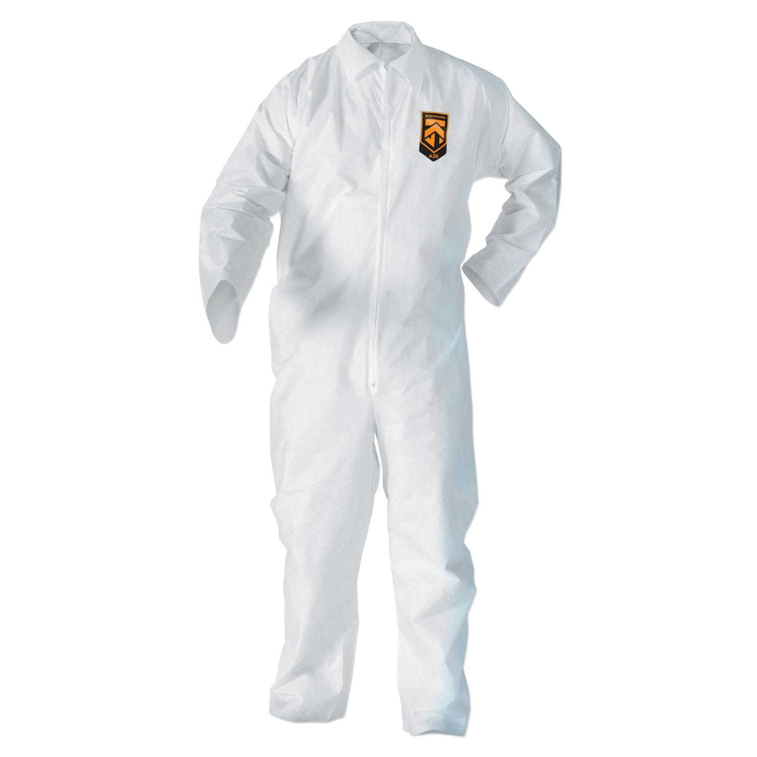 White Breathable Particle-Pro Coveralls Zip XL 24/Carton B52444