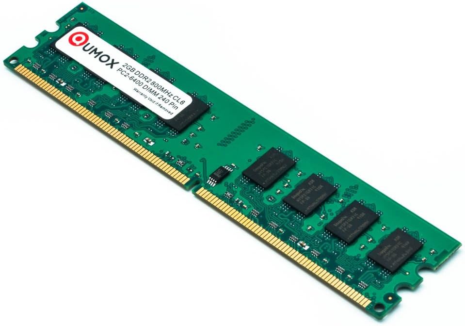 8GB (2X 4GB) DDR2 800MHz PC2-6400 DIMM Desktop Memory Q49687