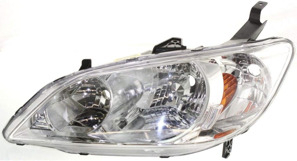 Honda Civic Headlight 2004 2005 Pair with Bulbs Z7639