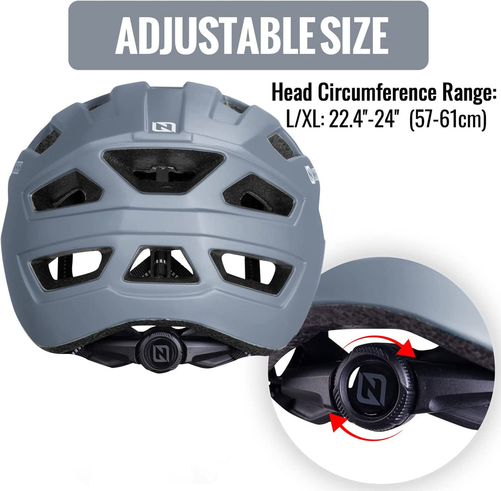 Adult Bike Helmet CPSC-Compliant Lightweight Adjustable Helmet N42655