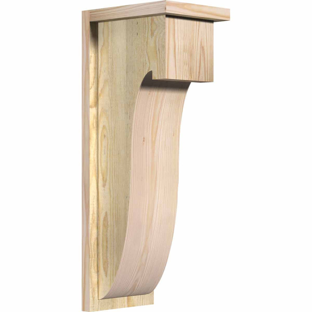 Douglas Fir Corbel with Backplate J82703