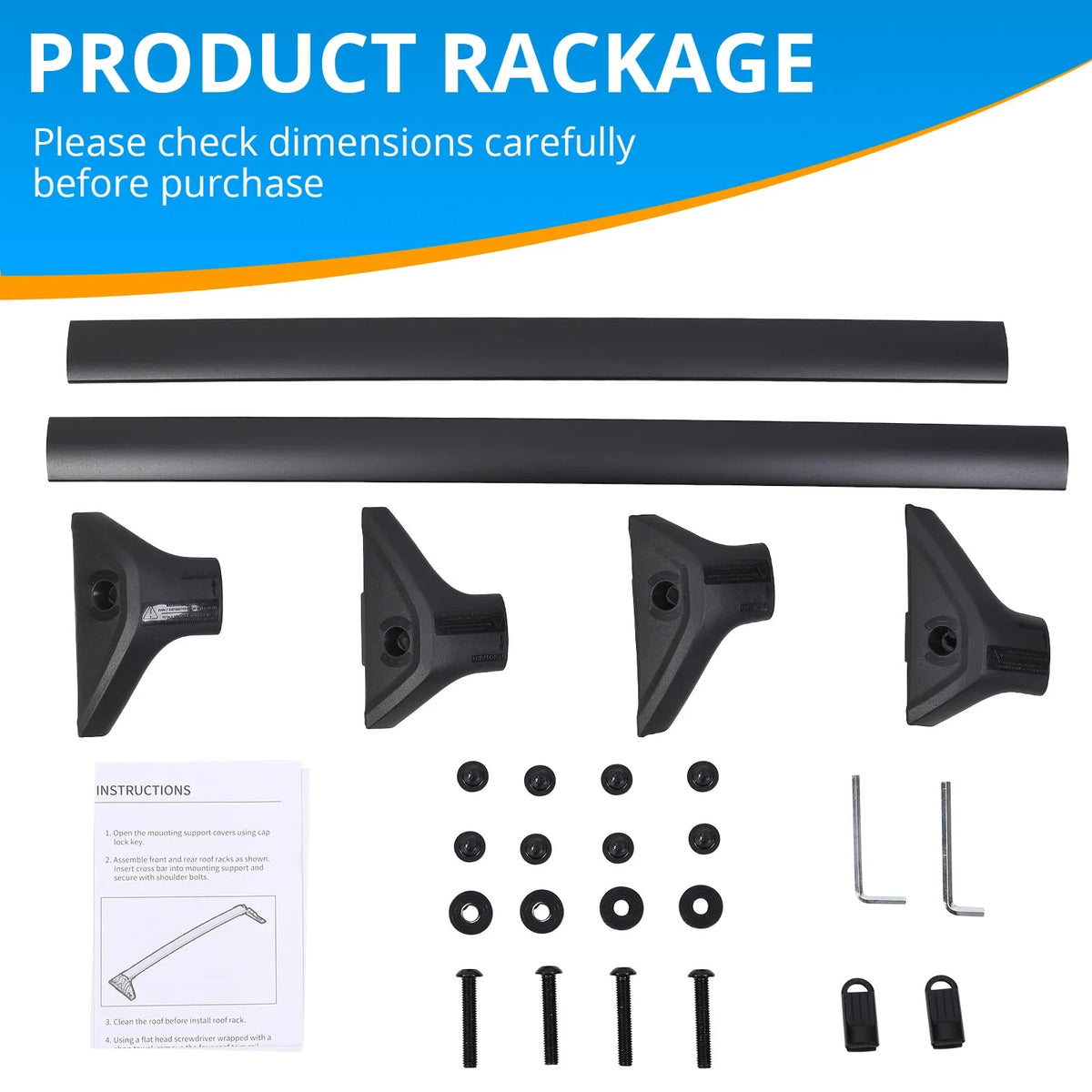 Heavy Duty Steel Roof Rack Cross Bars for Toyota RAV4 Y8671