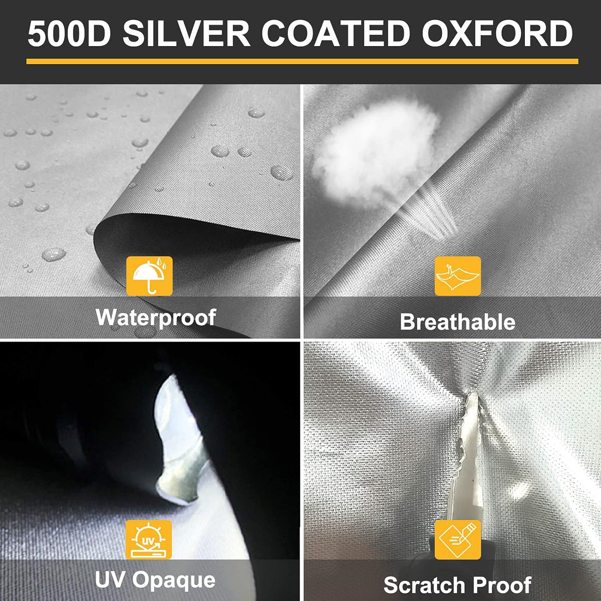 500D Oxford Waterproof Pop-up Camper Cover S48697