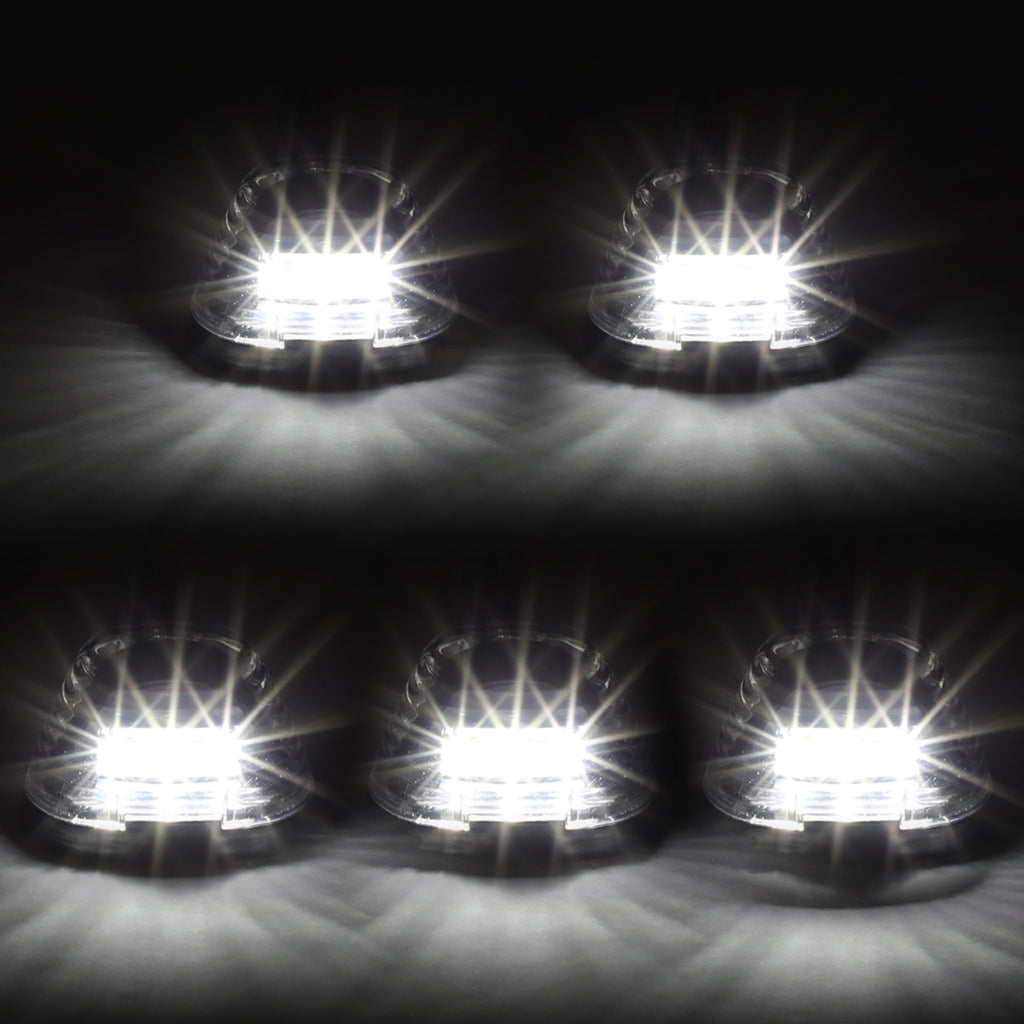 5 X LED Cab Roof Top Lights with Wiring Harness J5793