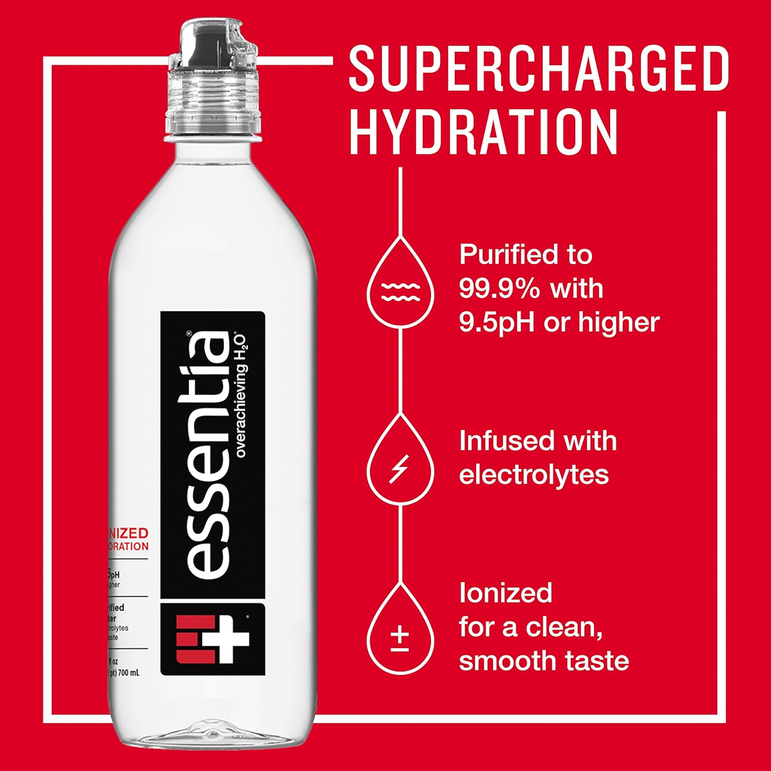 Ionized Alkaline Water, 700 mL, 24-Pack I691
