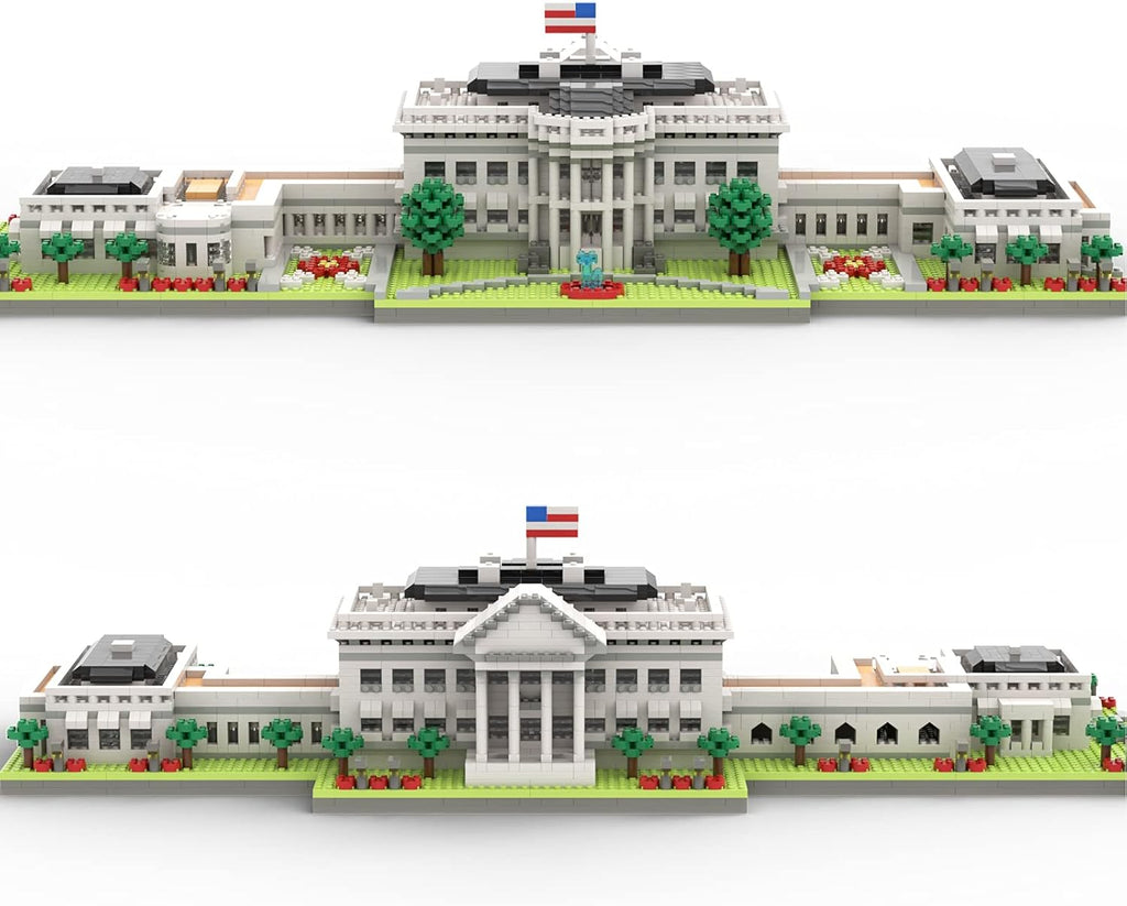 White House U.S. Capital Building and Architecture Toys Model Set (3000 Pieces) Pack of 2 V2426