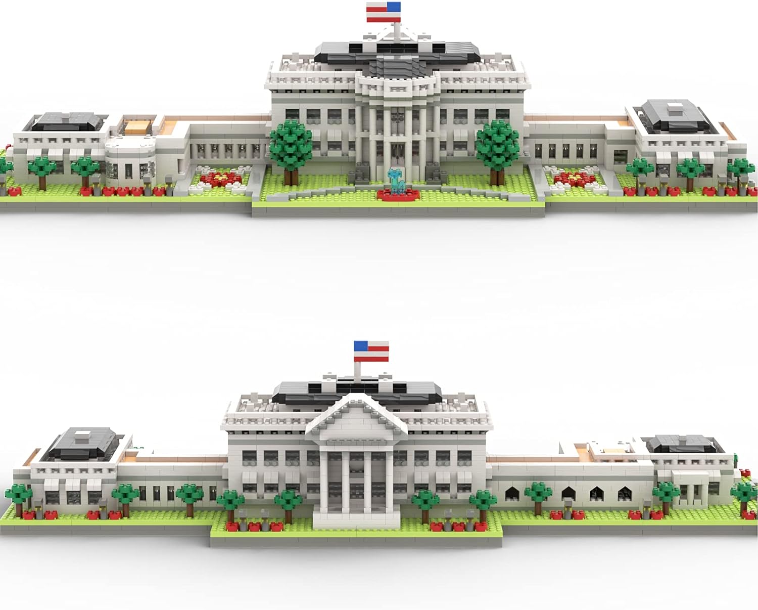White House U.S. Capital Building and Architecture Toys Model Set (3000 Pieces) Pack of 2 V2426