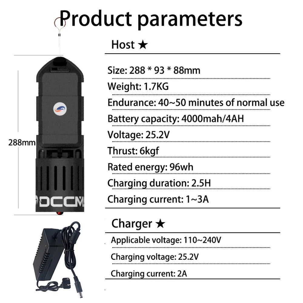 2pcs Electric Underwater Scooters 20M Waterproof M949199