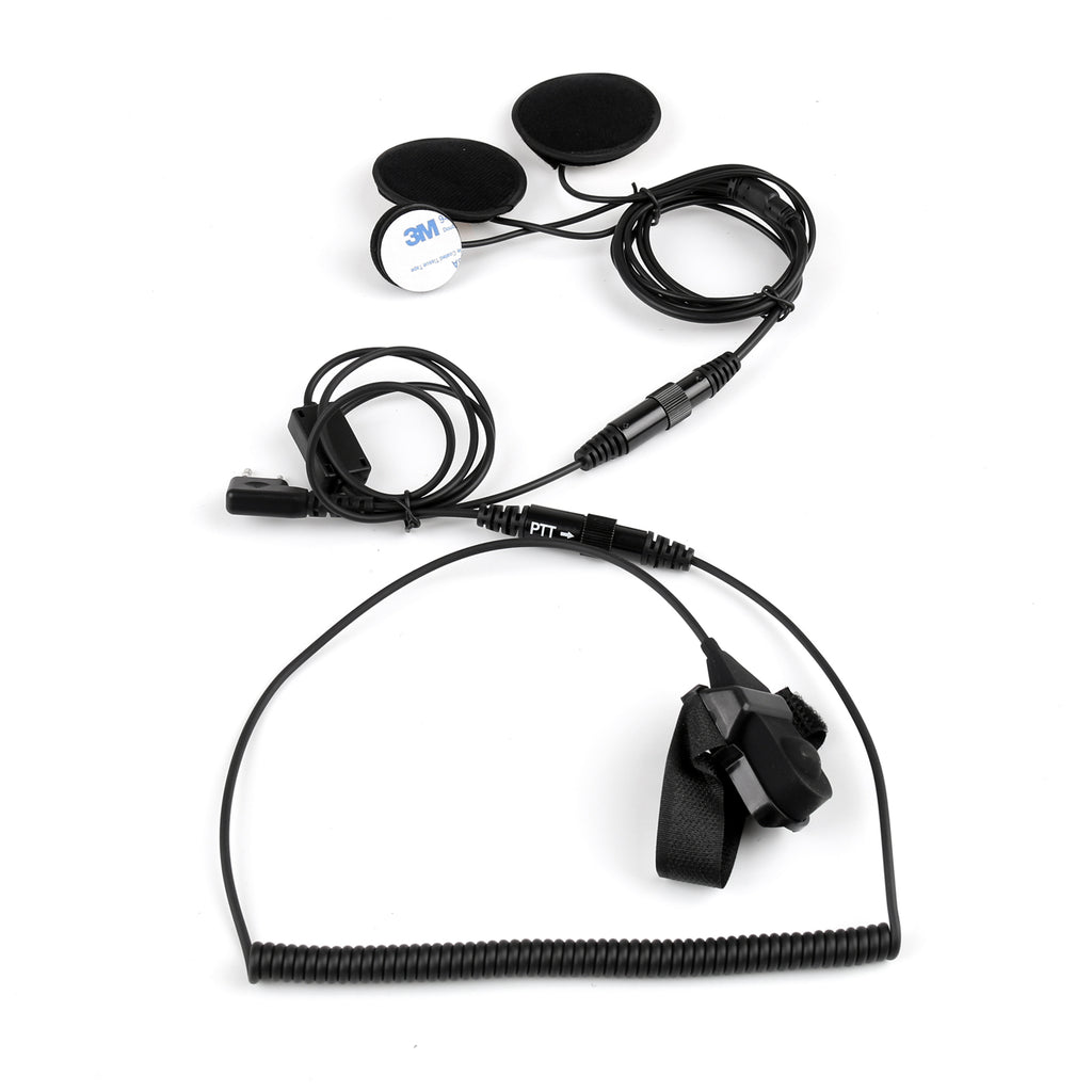 Tactical Motorcycle Helmet Headset PTT for Two Way Radio Y682