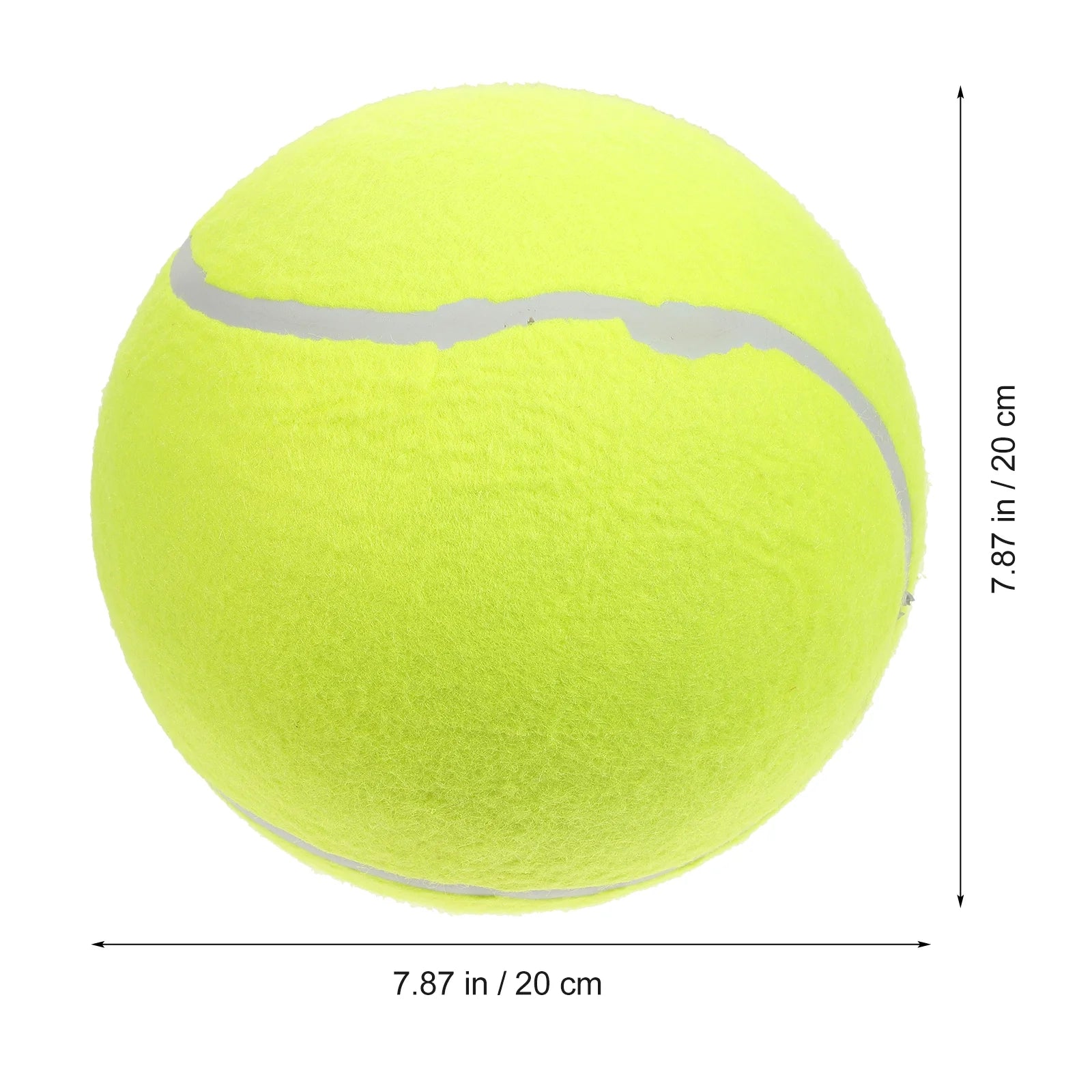 Yellow Inflatable Flannel Ball C910429