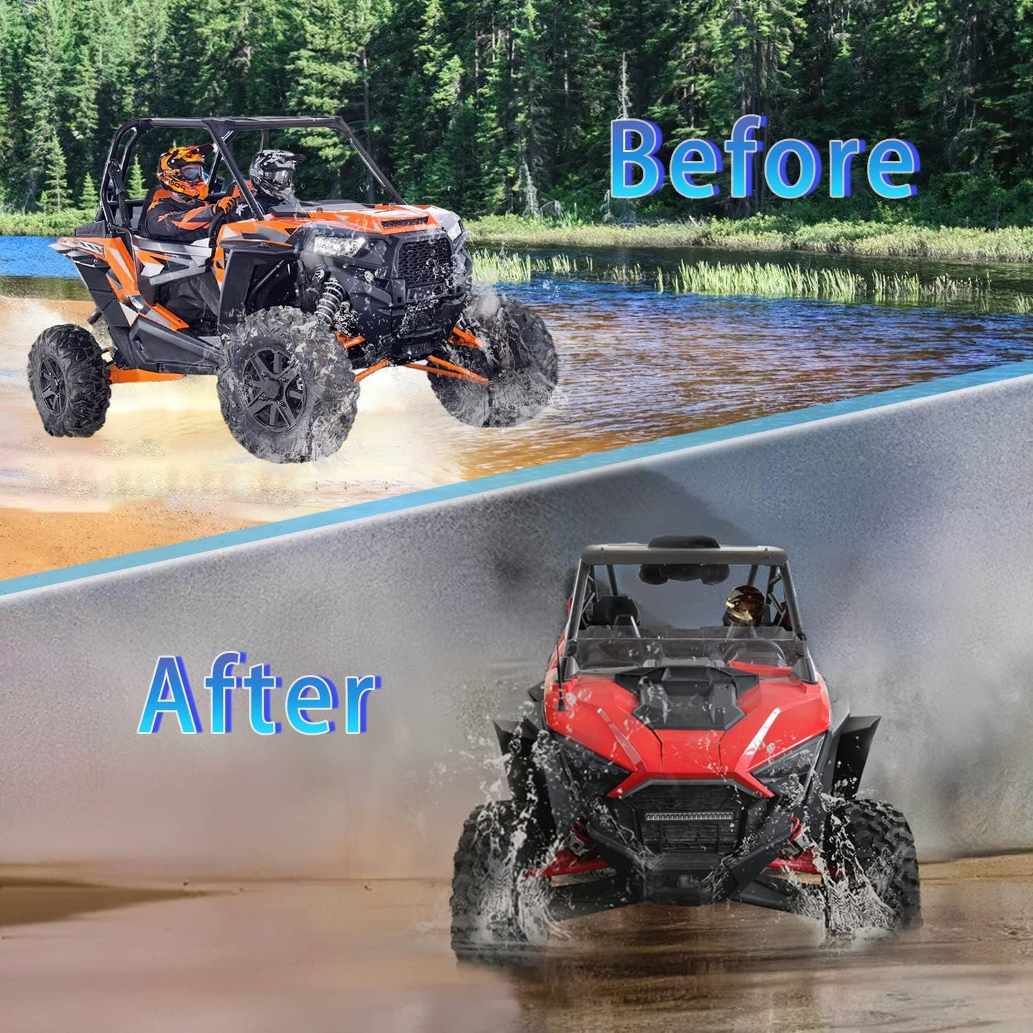 Half Windshield Clear Polycarbonate for Polaris RZR PRO XP 4 2020-2022 B849975