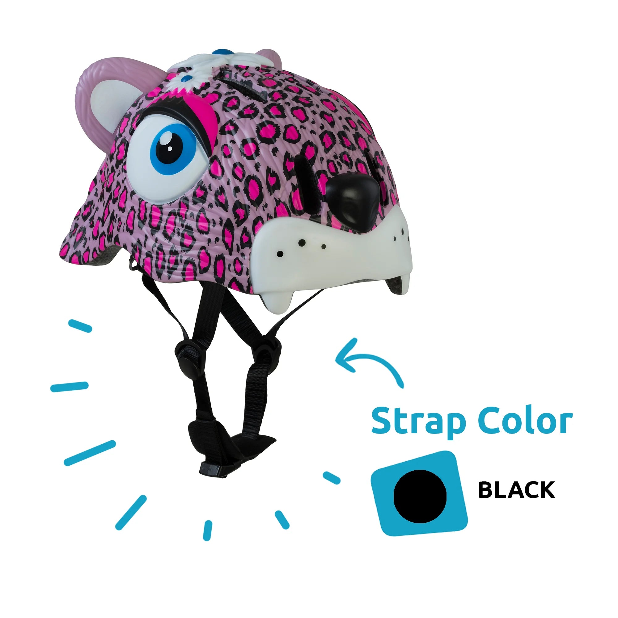 Pink Leopard Kids Bike Helmet N51597