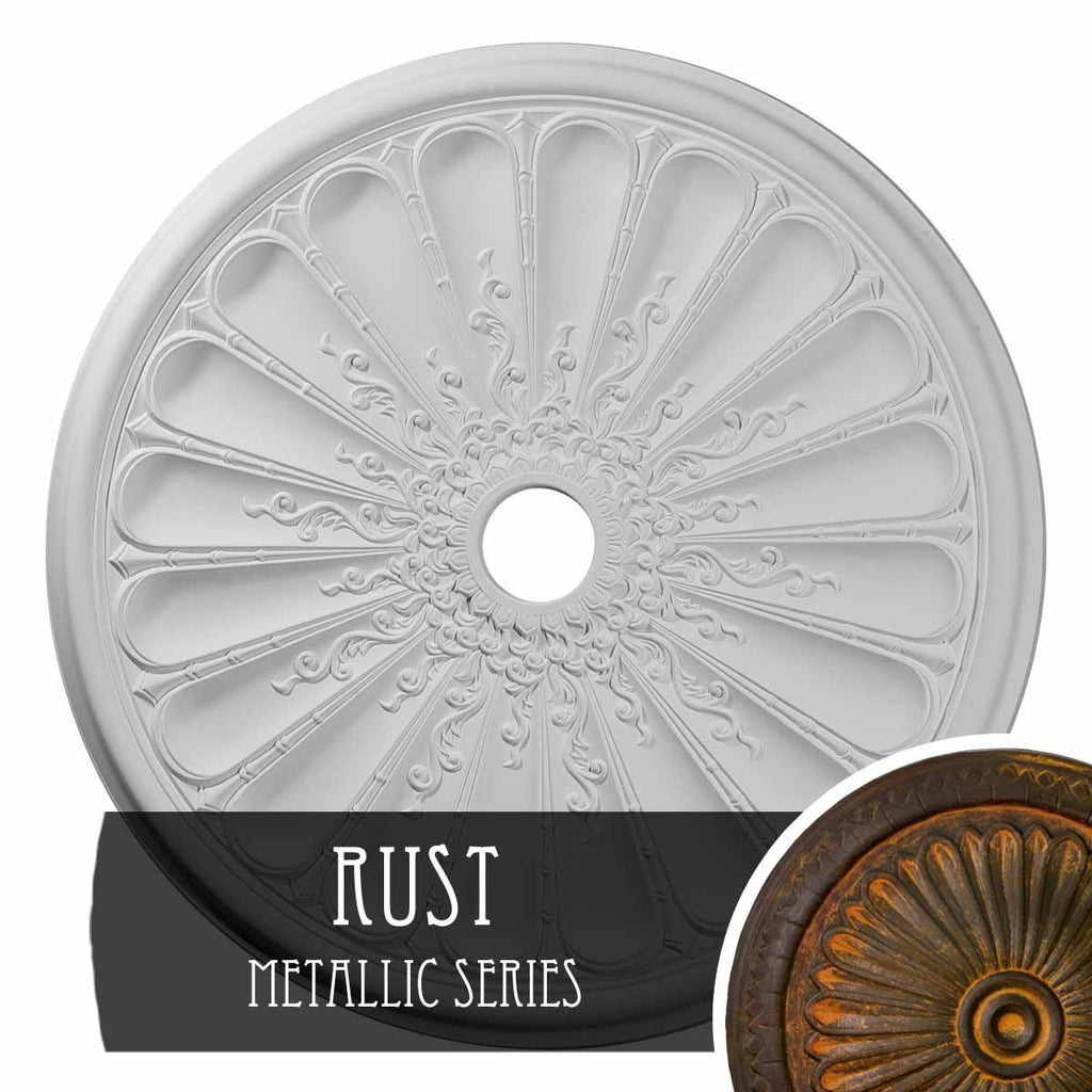 Rust Ceiling Medallion X87231