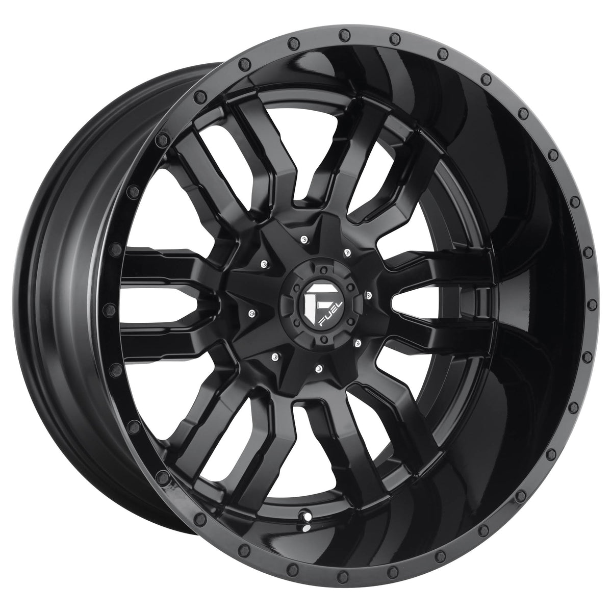 Gloss Black Sledge Wheel D8249