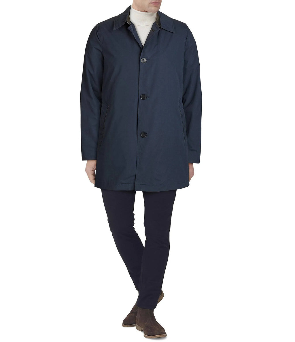Navy Rain Car Coat Z984412