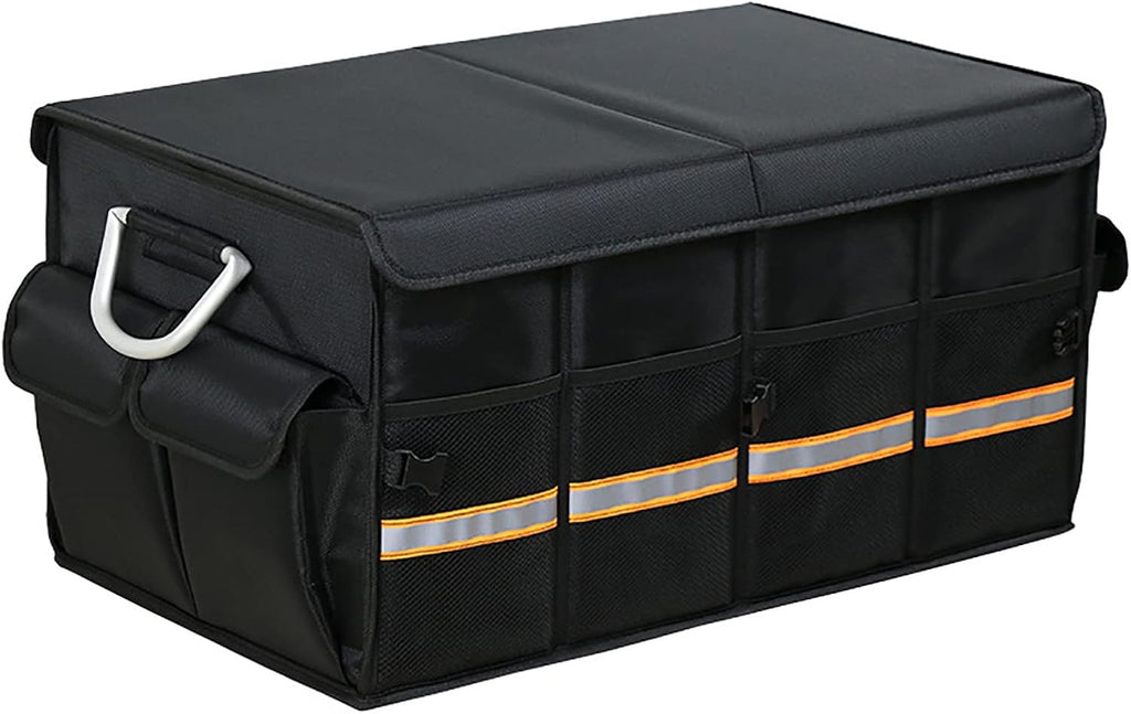 Black Multi-Compartment Car Trunk Organizer P619
