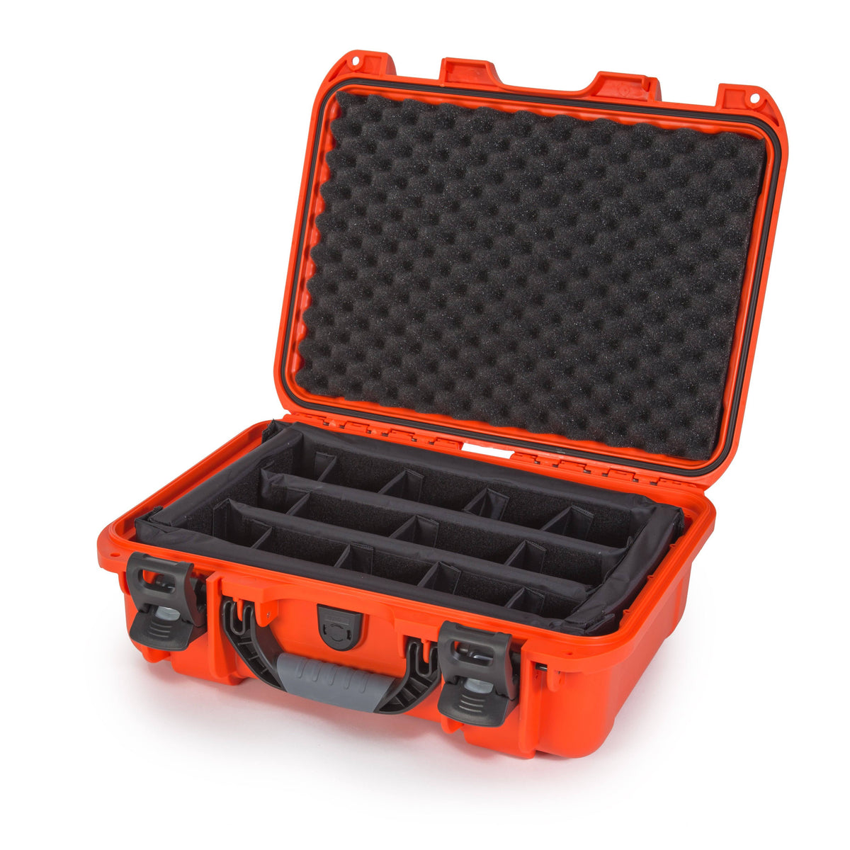 Orange Case with Padded Dividers E333