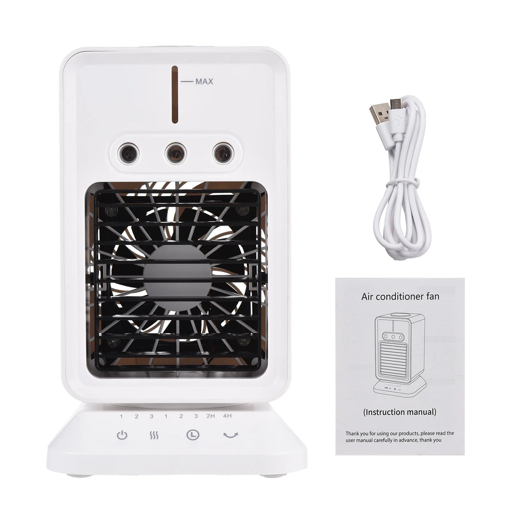Portable USB Evaporative Air Cooler Fan with 3 Wind Speeds V765734