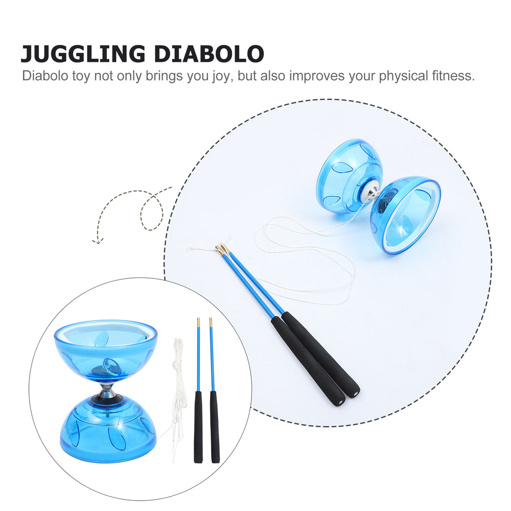 Yoyo Bearing Carnival Unresponsive Beginners Fitness Set Juggling Stick Prize Game I496554