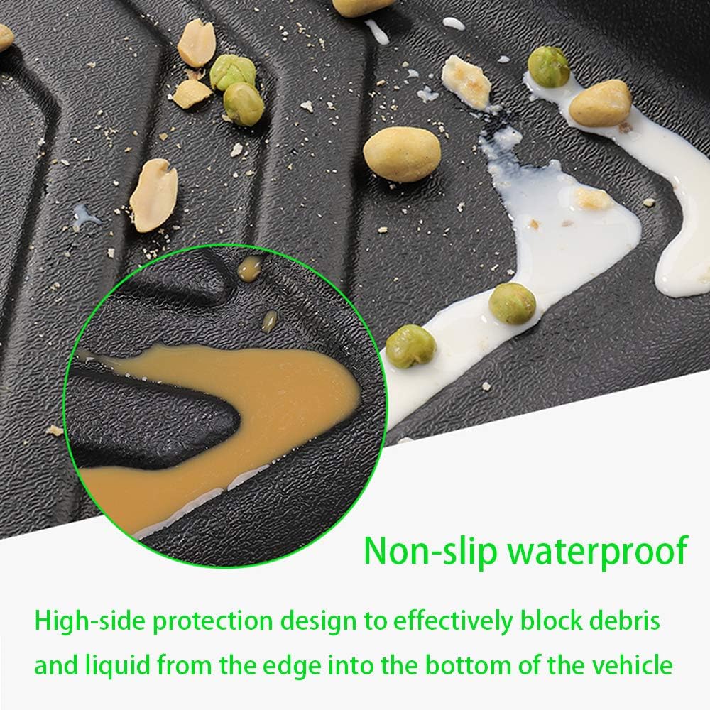 Cargo Liner Trunk Tray Waterproof Rubber Mat Pack of 2 H785978