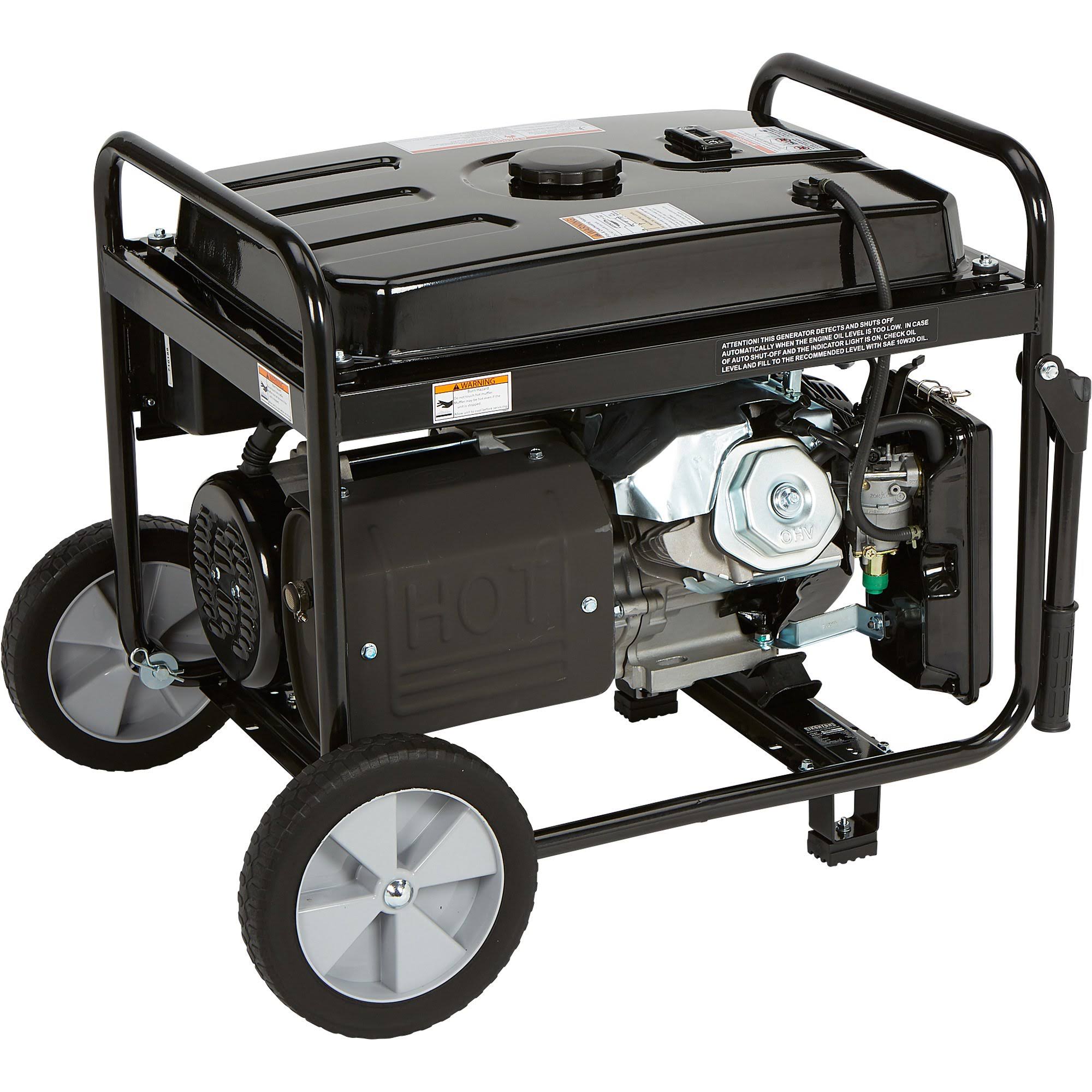 Portable Generator with Wheel Kit - 7000 Surge Watts, 5500 Rated Watts R15074