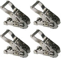 Stainless Steel Type 304 Ratchet for 1 Webbing - 4 Pack R58470