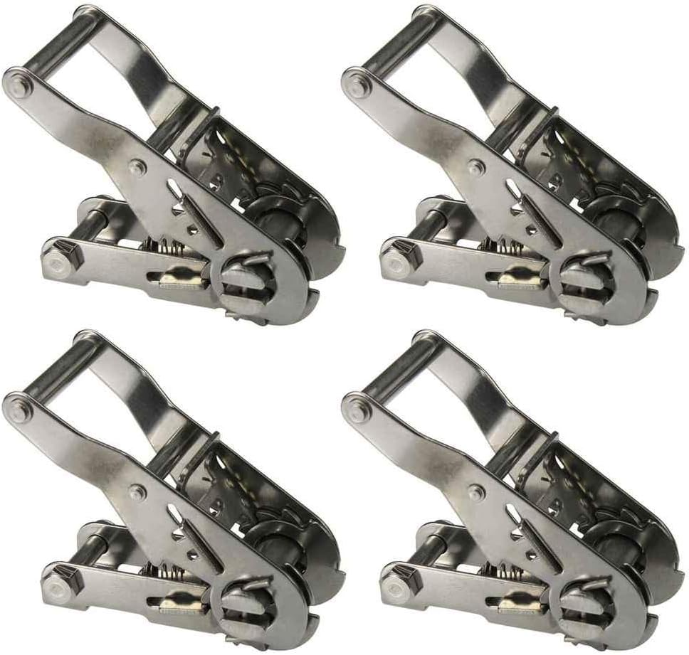 Stainless Steel Type 304 Ratchet for 1 Webbing - 4 Pack R58470
