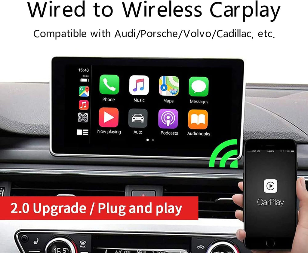 Wireless CarPlay Adapter USB Black W968